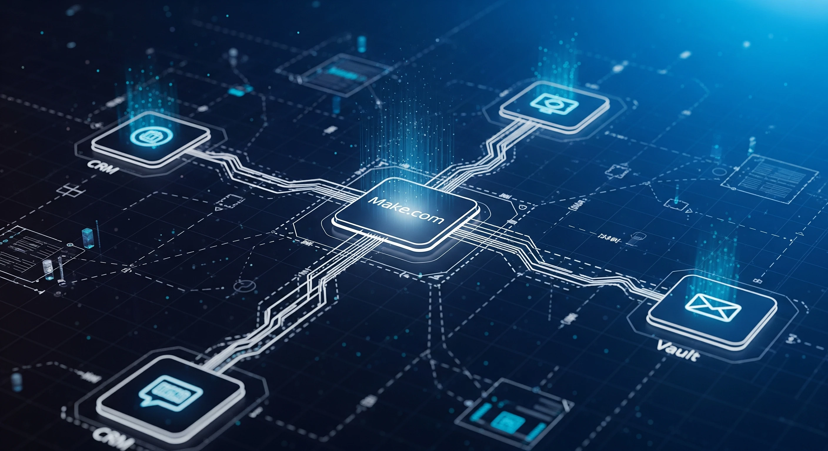 Real-time data synchronization across CRM and sovereign vaults